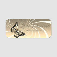Magnífico Amarelo Elegante Moderno Com Borboleta