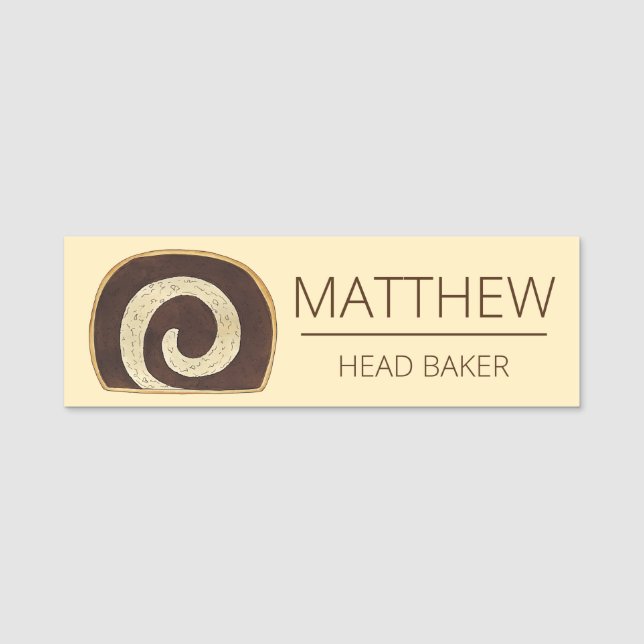 Etiqueta De Nome Marble Rye Bread Slice Jewish Bakery Comida (Frente)