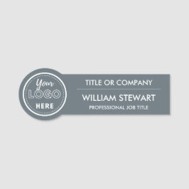 Etiqueta De Nome Marinho de logotipo de marca profissional Funciona