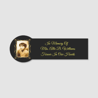Etiqueta De Nome Memorial