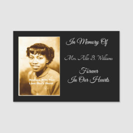 Etiqueta De Nome Memorial