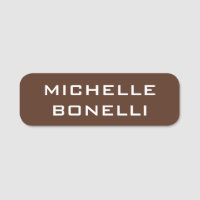 Minimalist Plain Modern Brown