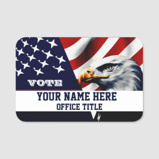 Etiqueta De Nome Modelo de Nome de Campanha Personalizado