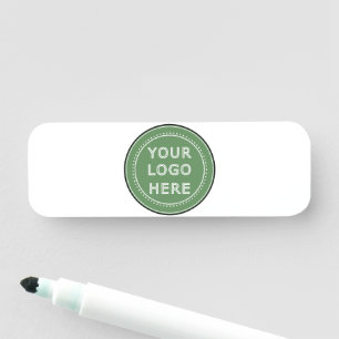 Etiqueta De Nome moderno, minimalista e elegante personalizado