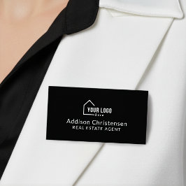 Etiqueta De Nome Moderno Seu Logotipo Personalizado Imobiliário