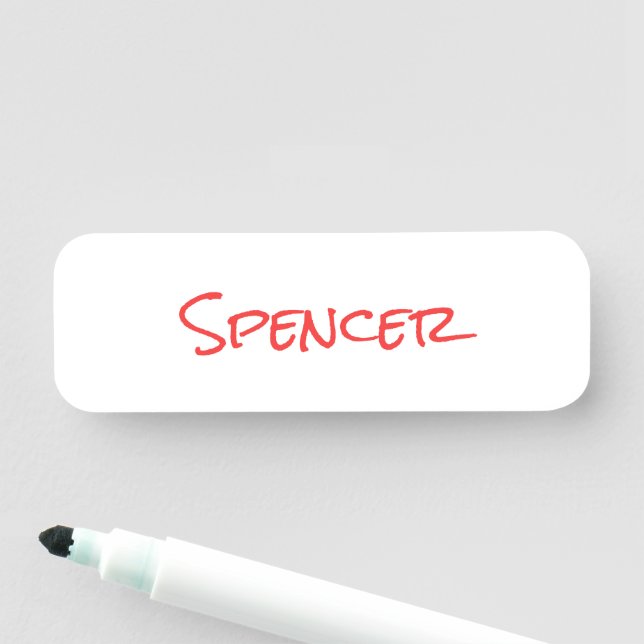 Etiqueta De Nome Monogram minimalist custom name  (In Situ)