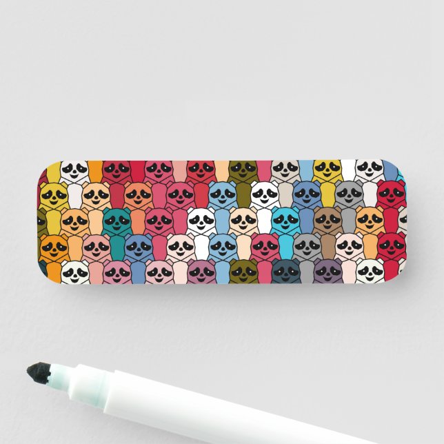 Etiqueta De Nome Monster Panda (In Situ)