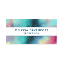 Nebulosa do Espaço Verde Moderno e Vermelho