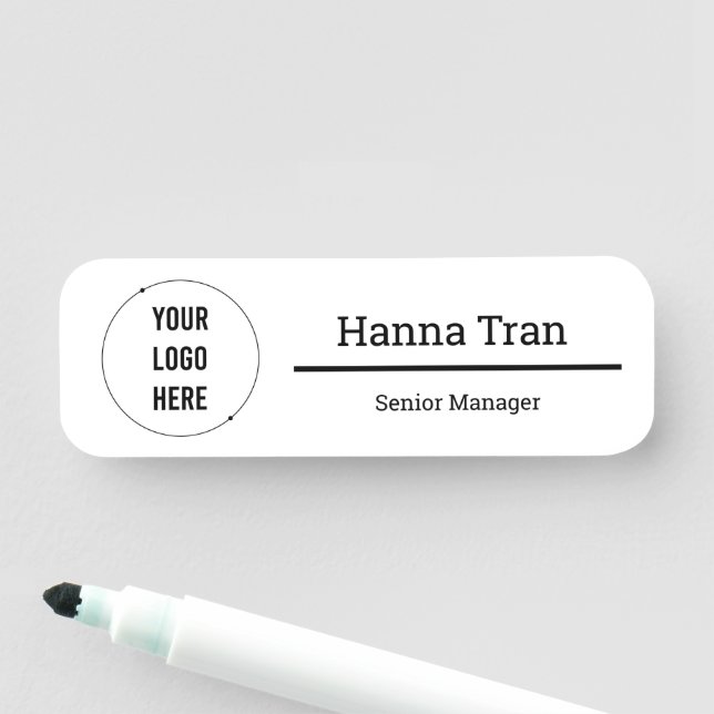 Etiqueta De Nome Negócios justificados (In Situ)