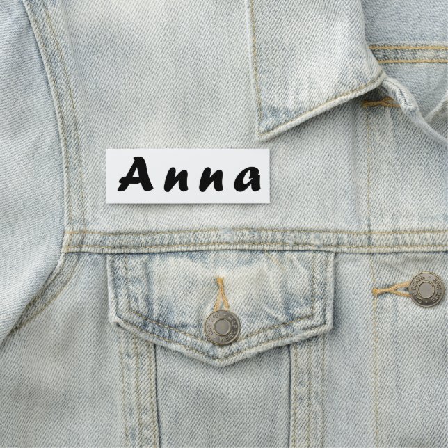 Etiqueta De Nome Nome da Anna (In Situ)