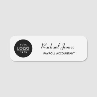 Etiqueta De Nome Nome do funcionário do logotipo de negócios person