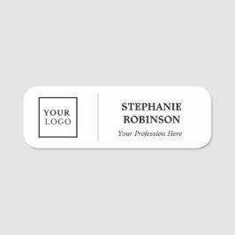 Etiqueta De Nome Nome do logotipo Personalizado