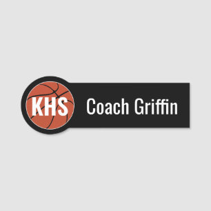 Etiqueta De Nome Nome/Número e cor do treinador/jogador personaliza