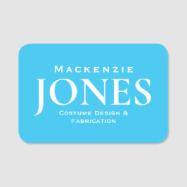 Etiqueta De Nome Nome pessoal Marca Logotipo comercial Turquesa mod