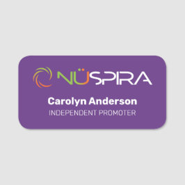 Etiqueta De Nome NuSpira