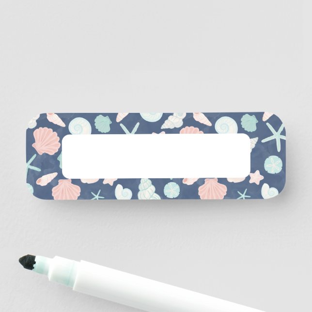 Etiqueta De Nome padrão das conchas (In Situ)