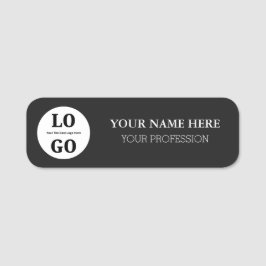 Etiqueta de Nome Personalizado para Funcionário