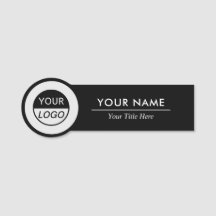 Etiqueta de nome personalizado (para logotipo de e