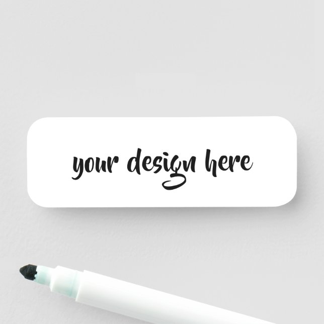 Etiqueta De Nome Personalizar (In Situ)