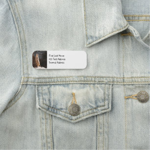 Etiqueta De Nome Personalizar esta espécie de animal selvagem