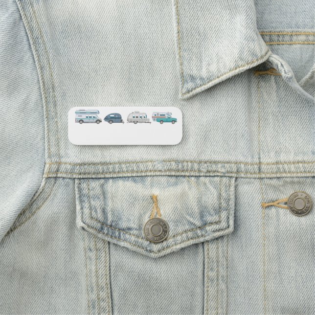 Etiqueta De Nome Personalizar esta Recriação de Trailer de Campanha (In Situ)