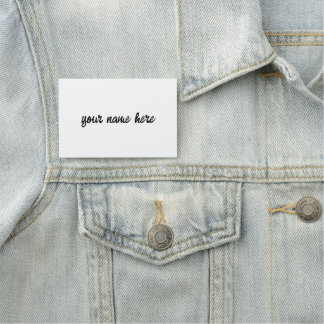 Etiqueta De Nome Personalizar ou personalizar