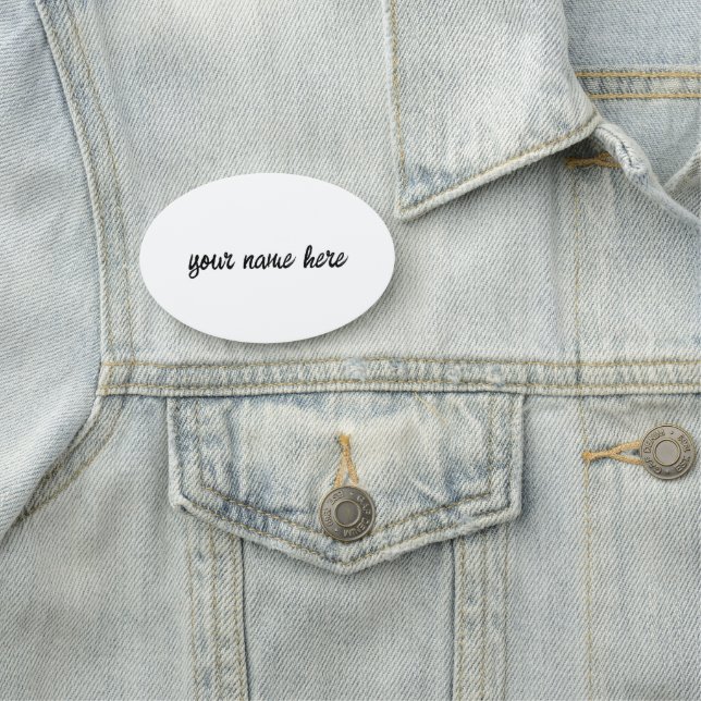 Etiqueta De Nome Personalizar ou personalizar (In Situ)