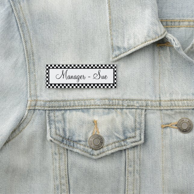 Etiqueta De Nome Personalizar seu Designer (In Situ)