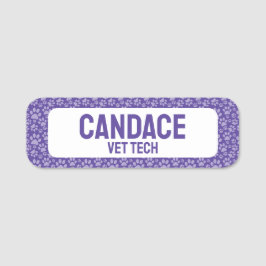 Etiqueta De Nome Pet Business