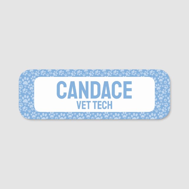 Etiqueta De Nome Pet Business (Frente)