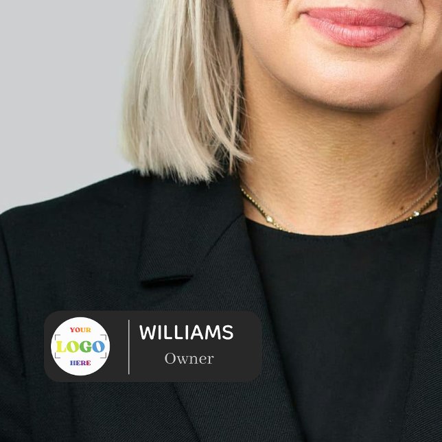 Etiqueta De Nome Pino do Crachá personalizado (Criador carregado)