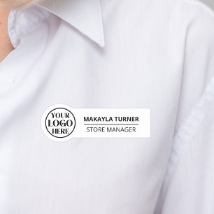 Etiqueta De Nome Pino Magnético Ou De Segurança Do Logotipo Persona