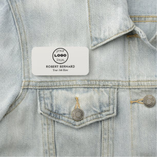 Etiqueta De Nome Pino Magnético Ou De Segurança Do Logotipo Persona