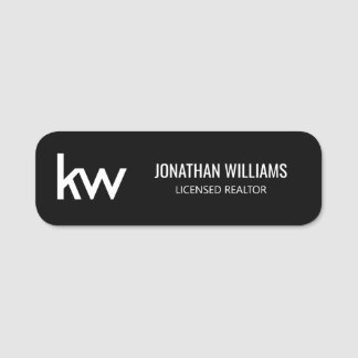 Etiqueta De Nome Placa de Identificação Keller Williams