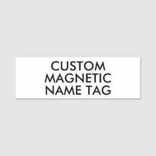 Etiqueta De Nome Placa de identificação magnética personalizada 3"