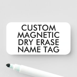 Etiqueta De Nome Placa de Identificação Magnética Personalizável em