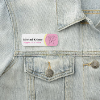 Etiqueta De Nome Placas Personalizadas de Nome de Arte de Linha do