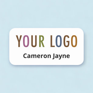 Etiqueta De Nome Plástico magnético do logotipo personalizado do 