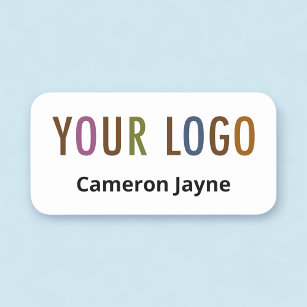 Etiqueta De Nome Plástico magnético do logotipo personalizado do No