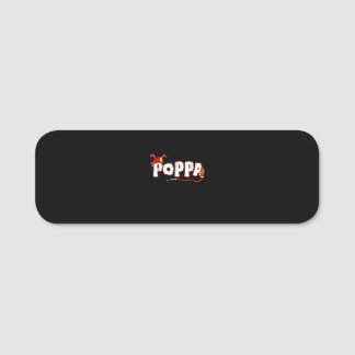 Etiqueta De Nome Presente do Bombeiro | Presentes De Bombeiro Poppa