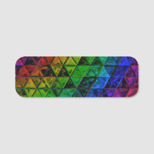 Etiqueta De Nome Pride Glass
