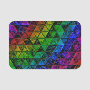 Etiqueta De Nome Pride Glass