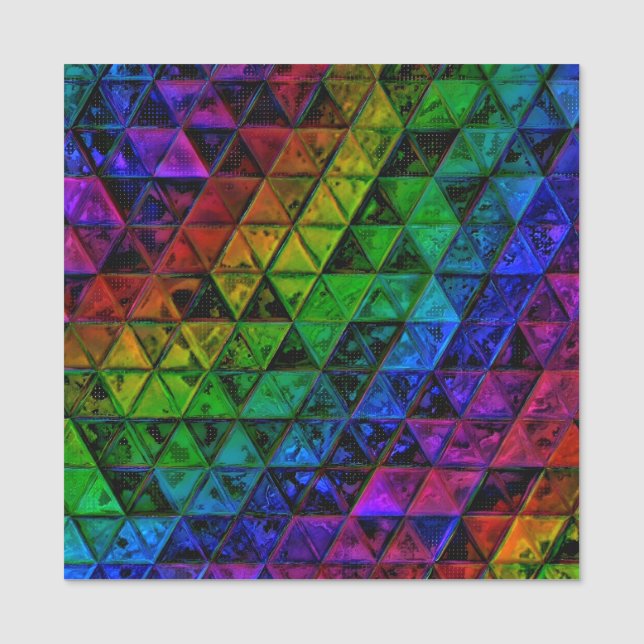 Etiqueta De Nome Pride Glass (Frente)