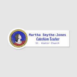 Etiqueta De Nome Roundel of Rua Viator of Lyon the Catechist (LD 01