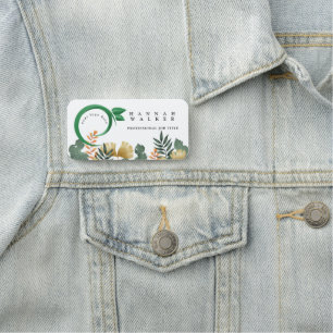 Etiqueta De Nome seu logotipo aqui, cor verde