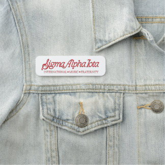 Etiqueta De Nome Sigma Alpha Iota Irmandade Internacional de Música