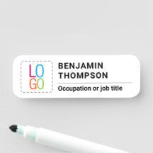 Simples minimalista Adicionar logotipo e nome come