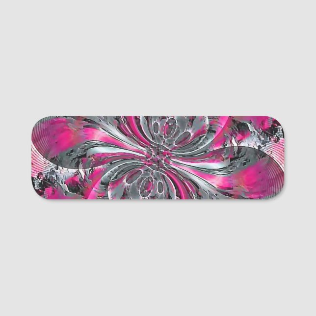 Etiqueta De Nome Sinais mistos (Frente)