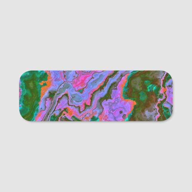 Etiqueta De Nome Sour Marble (Frente)