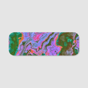 Etiqueta De Nome Sour Marble